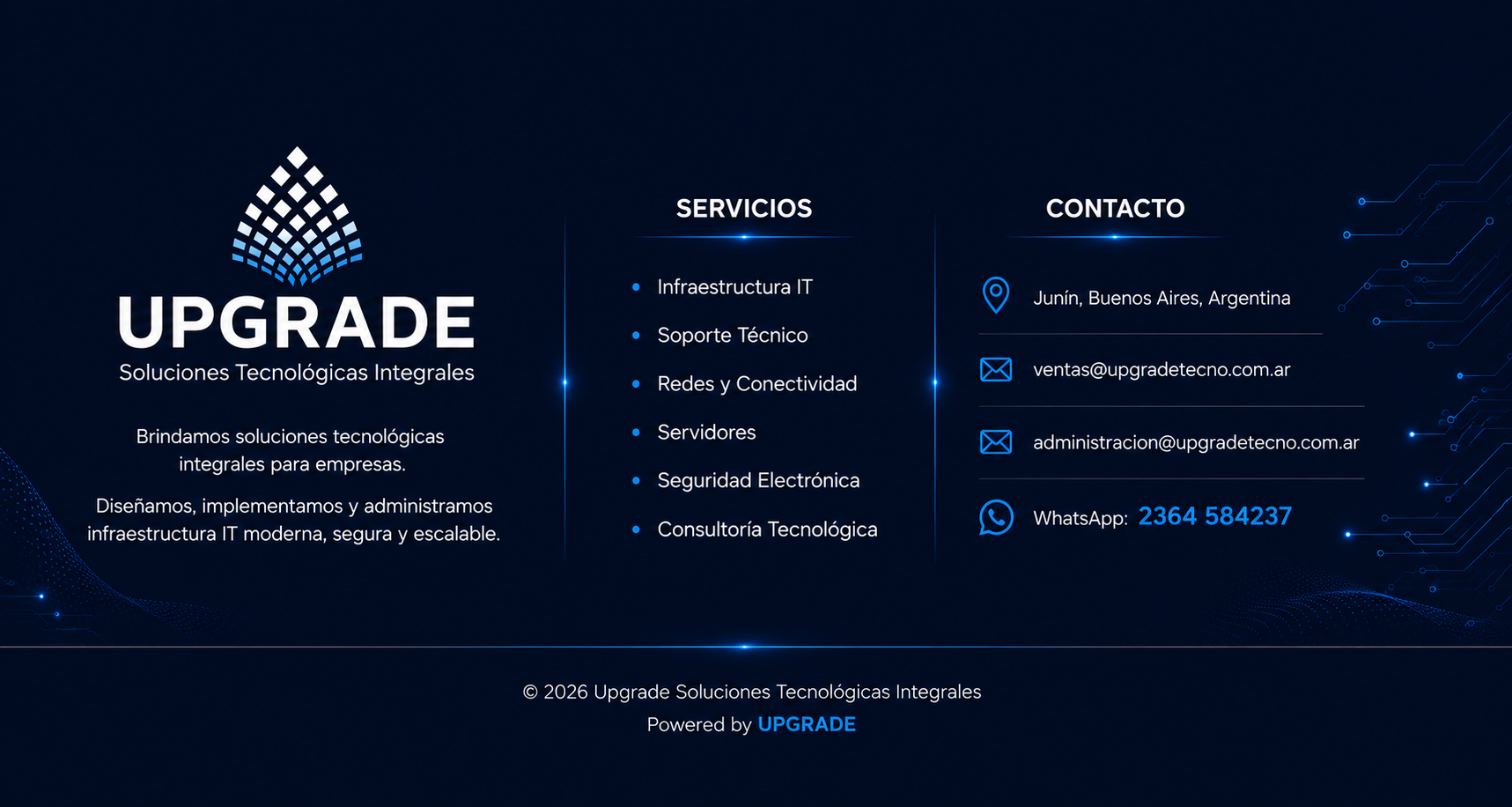 UPGRADE Soluciones Tecnológicas Integrales